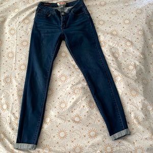 Dark Blue Hot Kiss Jeans Size 7 in Juniors